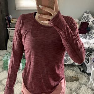 lululemon red long sleeve